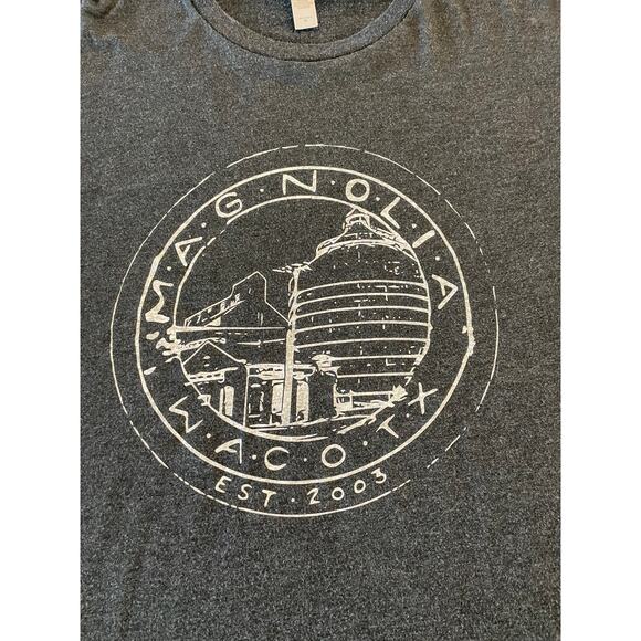 Magnolia Waco Texas  Next Level gray ladies T-shirt  M - Picture 2 of 6